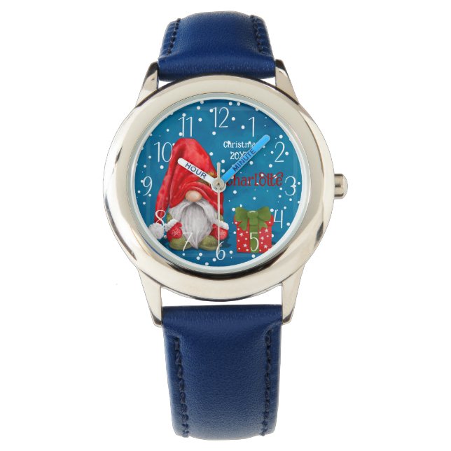 Reloj De Pulsera Personalizable lindo padre Navidad (Anverso)