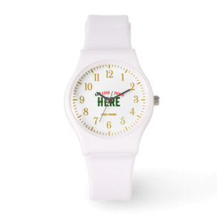 RELOJ DE PULSERA PERSONALIZABLE MODERNO ESTILO BLANCO VERIFICADO MA