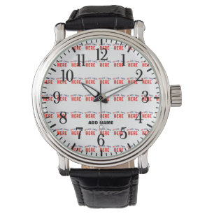 RELOJ DE PULSERA PERSONALIZABLE MODERNO ESTILO NEGRO VERIFICADO MAR