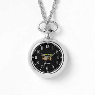 RELOJ DE PULSERA PERSONALIZABLE MODERNO ESTILO NEGRO VERIFICADO MAR