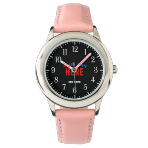 RELOJ DE PULSERA PERSONALIZABLE MODERNO ESTILO ROSA VERIFICADA MARC