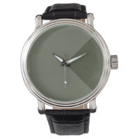 Personalizable Moss Green Diagonal Watch