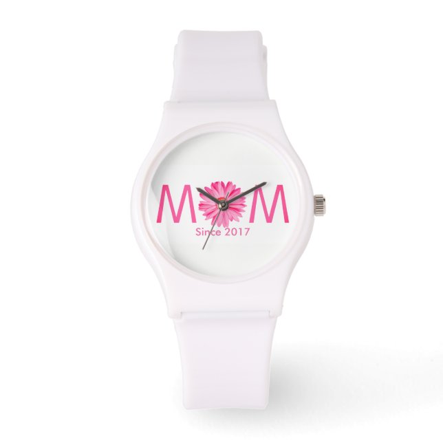 Reloj De Pulsera Personalizable Nueva Madre (Anverso)