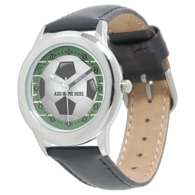 Reloj De Pulsera Personalizable Soccer Ball (Angular)