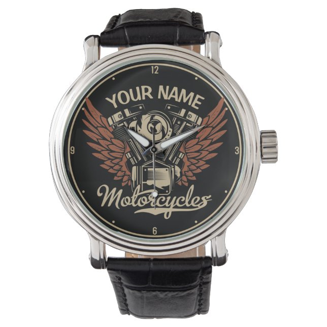 Reloj De Pulsera Personalización de motocicletas motocicletas Autom (Anverso)