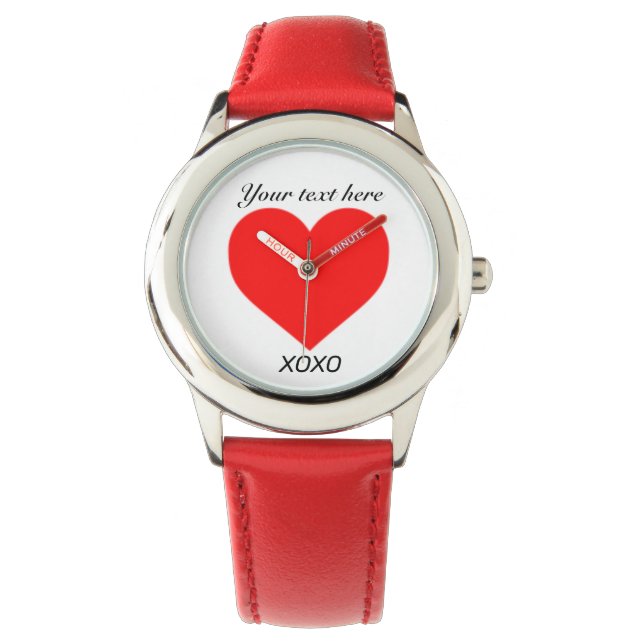 Reloj De Pulsera Personalización de XOXO HEART (Anverso)