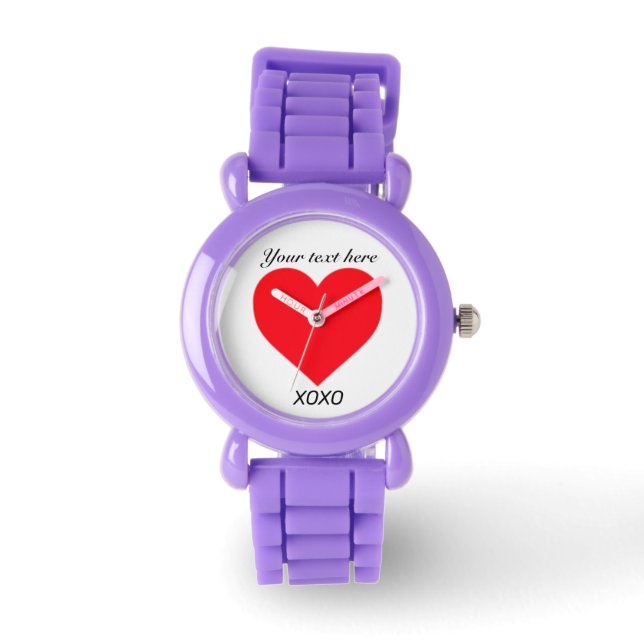Reloj De Pulsera Personalización de XOXO HEART (Anverso)