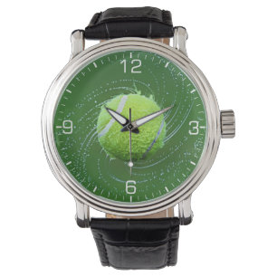 Reloj De Pulsera Personalizada la bola de tenis amarilla