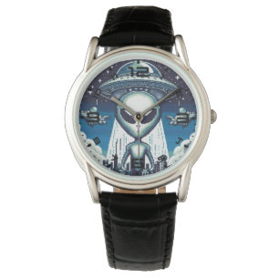 Reloj De Pulsera Personalizado Alien Watch