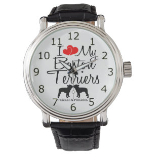 Reloj De Pulsera Personalizado Amo Mis Dos Territorios Boston Watch