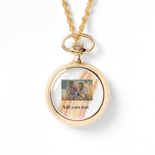 Reloj De Pulsera personalizado añada sus navidades de fotos agua pe