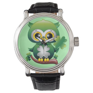 Reloj De Pulsera Personalizado Baby Owl St Patrick Paddy