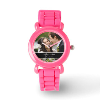 Reloj De Pulsera Personalizado Boda personalizado foto Keepsake