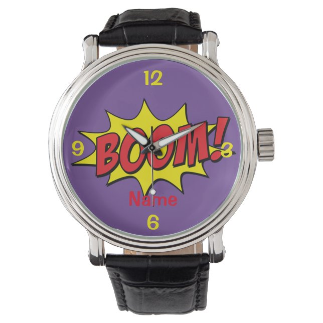 Reloj De Pulsera Personalizado Boom Thunder_Cove (Anverso)
