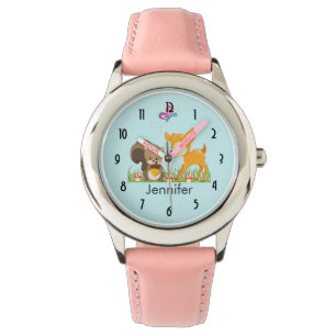 Reloj De Pulsera Personalizado caprichoso de animales salvajes