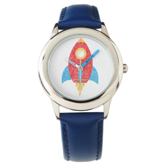RELOJ DE PULSERA PERSONALIZADO CHALKBOARD ROCKET SHATCH (Anverso)
