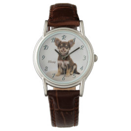 Reloj De Pulsera Personalizado Chihuahua Watch (añadir un nombre) 3