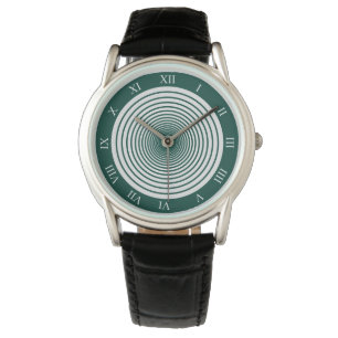 Reloj De Pulsera Personalizado Colores Observar con Círculos Diseño