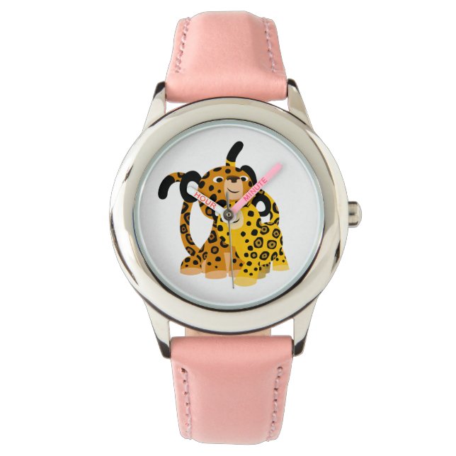Reloj De Pulsera Personalizado Cuerdo Jaguares En Love Watch (Anverso)