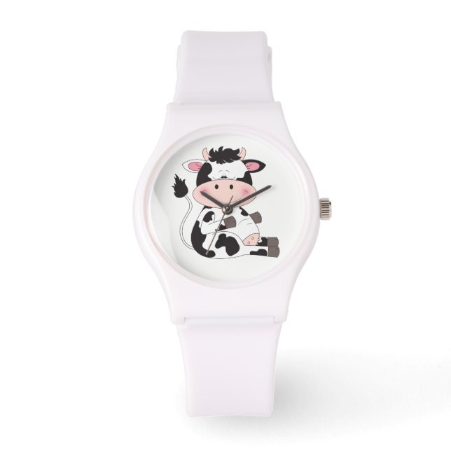 Reloj De Pulsera Personalizado Cute Baby Cow (Anverso)