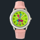 Reloj De Pulsera Personalizado Cute Giraffes<br><div class="desc">2 tiernas adorables y adorables que se ven felices. Imagen alegre y divertida.</div>