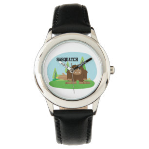 Reloj De Pulsera Personalizado Cute Sasquatch