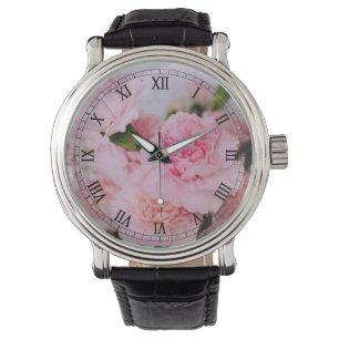 Reloj De Pulsera Personalizado de arte fotográfico con motivos flor