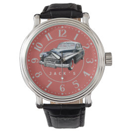 Reloj De Pulsera Personalizado de Black Buick vintage de los años 4