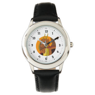 Reloj De Pulsera personalizado de dragón naranja