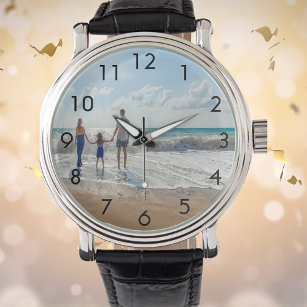 Reloj De Pulsera Personalizado de fotografía familiar