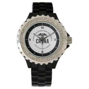 Reloj De Pulsera Personalizado de la CRNA Certificado de enfermero