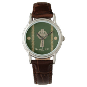 Reloj De Pulsera Personalizado de la cruz céltica