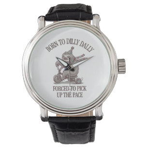Reloj De Pulsera Personalizado de motocicletas Lazy Sloth Retro