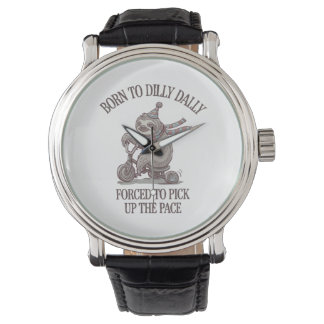 Reloj De Pulsera Personalizado de motocicletas Lazy Sloth Retro