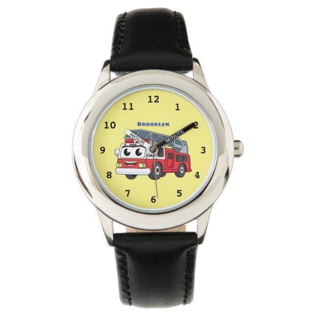 Reloj De Pulsera Personalizado de motor de fuego alegre (Anverso)