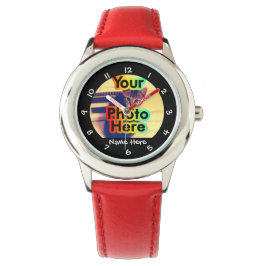 Reloj De Pulsera Personalizado de niños en observación fotográfica