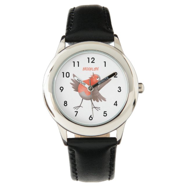 Reloj De Pulsera Personalizado de pájaro de burro canto (Anverso)