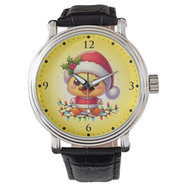 Reloj De Pulsera Personalizado de pato de Navidades particulares Sa (Anverso)