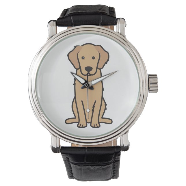 Reloj De Pulsera Personalizado de perro de Golden Retriever (Anverso)