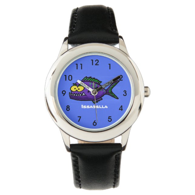 Reloj De Pulsera Personalizado de pescado piraña (Anverso)
