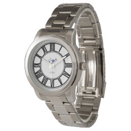 Reloj De Pulsera Personalizado elegante azul violeta