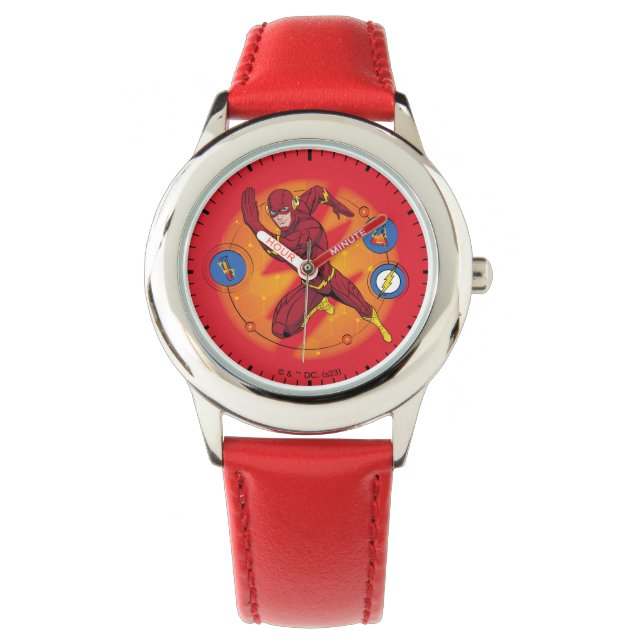 Reloj De Pulsera Personalizado Flash Laboratory Running Graphic (Anverso)
