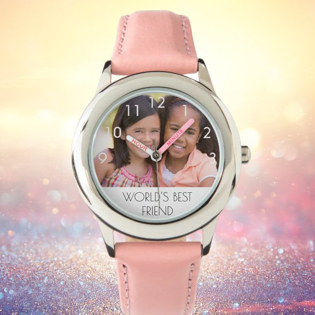 Reloj De Pulsera Personalizado foto del mejor chica de texto amigo  (Subido por el creador)