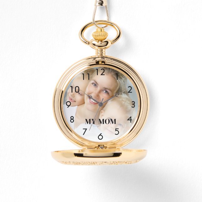 Reloj De Pulsera Personalizado foto madre (Anverso)