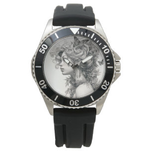 Reloj De Pulsera Personalizado Foto y nombre Hoodie Personalizado