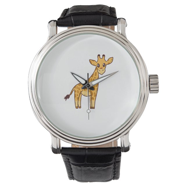 Reloj De Pulsera Personalizado Giraffe I Kids I Toddler Giraffe (Anverso)
