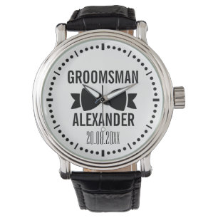 Reloj De Pulsera Personalizado Groomsman