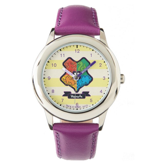 Reloj De Pulsera Personalizado Hogwarts Crest (Anverso)