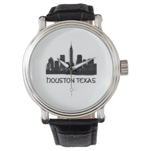 Reloj De Pulsera Personalizado Houston Texas Skyline