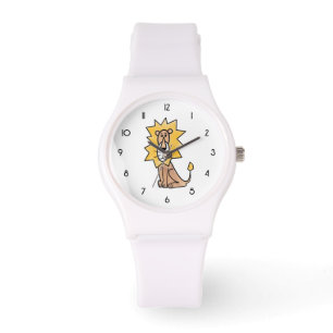 Reloj De Pulsera personalizado lindo león niños retro safari jungla